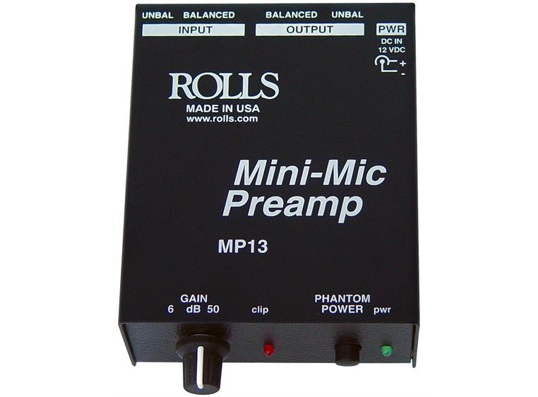 ROLLS MP13 Mini-Mic Preamp